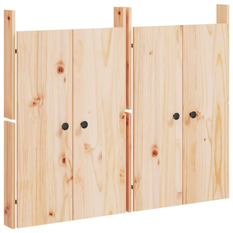 Vidaxx portes de placard pour cuisine extérieure 2 pcs 50x9x82 cm bois de pin