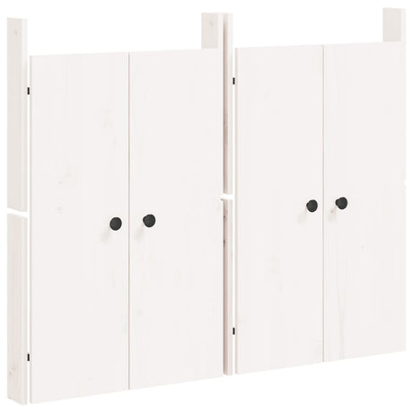 Portes d'armoire Vidaxl pour cuisine extérieure 2 ST 50x9x82 cm Bois de pin blanc