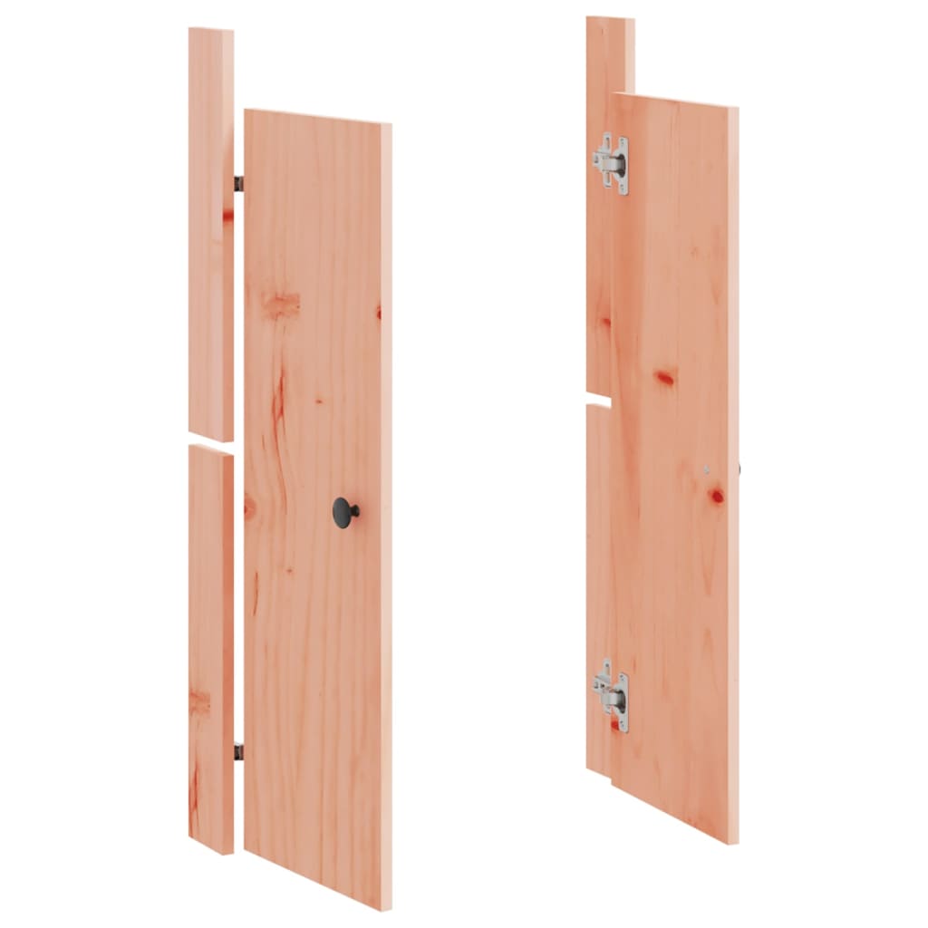 Vidaxx portes de placard pour cuisine extérieure 50x9x82 cm bois de Douglas massif