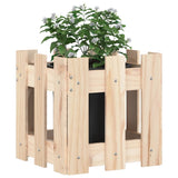 Vidaxl Planter med fäktning 30x30x30 cm fast tall