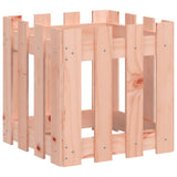 VidaXL jardinière avec clôture design 40x40x40 cm bois de Douglas massif