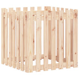 Boîte de planification Vidaxl avec clôture 70x70x70 cm Pine solide