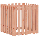 Vidaxx jardinière avec clôture design 70x70x70 cm bois de Douglas massif