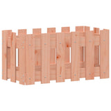 Vidaxx jardinière avec clôture design 60x30x30 cm bois de dougas massif