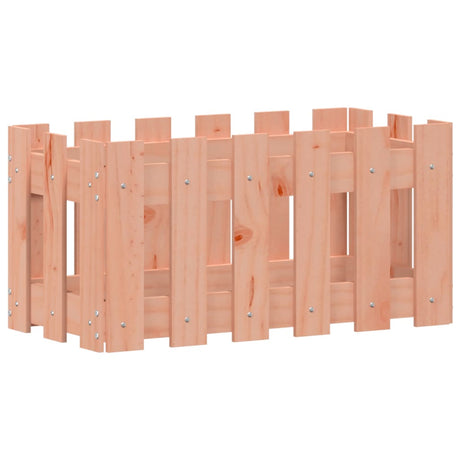 Vidaxx jardinière avec clôture design 60x30x30 cm bois de dougas massif