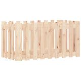 Vidaxx jardinière surélevée avec clôture design 100x50x50 cm bois de pin