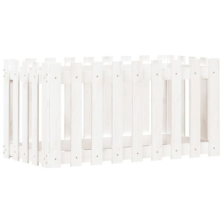Vidaxl Planter Insense HEK Design 100x50x50 cm Pine Wit White