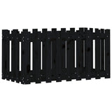 Vidaxl Planter Insense HEK Design 100x50x50 cm Pine Wood Black