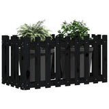 Vidaxl Planter Insense HEK Design 100x50x50 cm Pine Wood Black