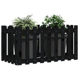 Vidaxl Planter Insent HEK Design 100x50x50 cm Pine Wood Black