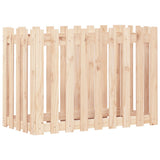 Planteur Vidaxl surélevé avec une clôture 100x50x70 cm en bois de pin