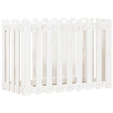 Vidaxx jardinière clôture surélevée design 100x50x70 cm bois de pin blanc