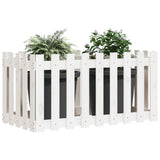 Vidaxx jardinière clôture surélevée design 100x50x70 cm bois de pin blanc