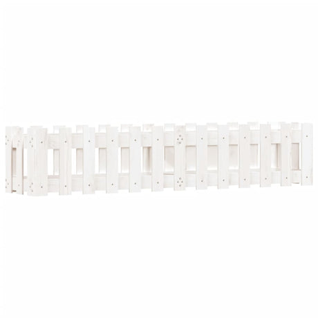 Vidaxx jardinière clôture surélevée design 150x30x30 cm bois de pin blanc