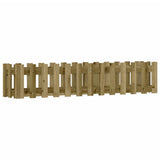 Vidaxxl jardinière surélevée design clôture 150x30x30 cm bois imprégné
