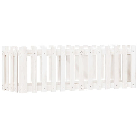 Vidaxl Planter Insense HEK Design 150x50x50 cm Pine Wood White