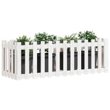 Vidaxl Planter Insense HEK Design 150x50x50 cm Pine Wood White