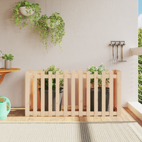 Vidaxx jardinière surélevée avec clôture design 150x50x70 cm bois de pin