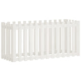 Vidaxx jardinière clôture surélevée design 150x50x70 cm bois de pin blanc