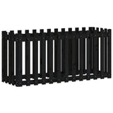Vidaxl Planter Insense HEK Design 150x50x70 cm Pine Wood Black