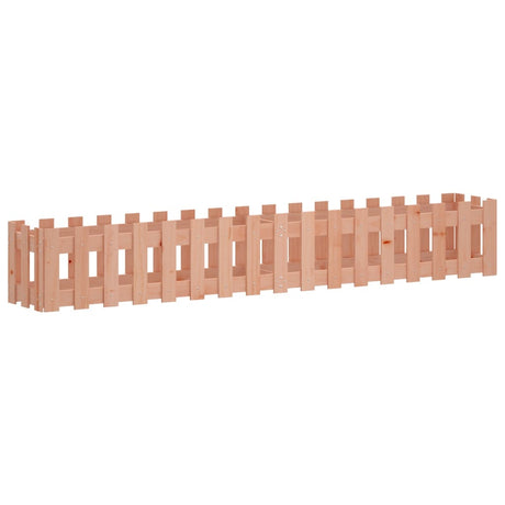 Vidaxxl jardinière surélevée design clôture 200x30x30 cm bois de Douglas massif