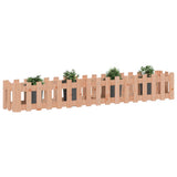 Vidaxxl jardinière surélevée design clôture 200x30x30 cm bois de Douglas massif