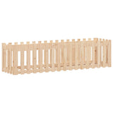 Vidaxx jardinière surélevée avec clôture design 200x50x50 cm bois de pin