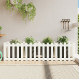 Vidaxx jardinière clôture surélevée design 200x50x50 cm bois de pin blanc