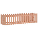 Vidaxxl jardinière surélevée design clôture 200x50x50 cm bois de Douglas massif