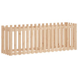 Vidaxx jardinière surélevée avec clôture design 200x50x70 cm bois de pin