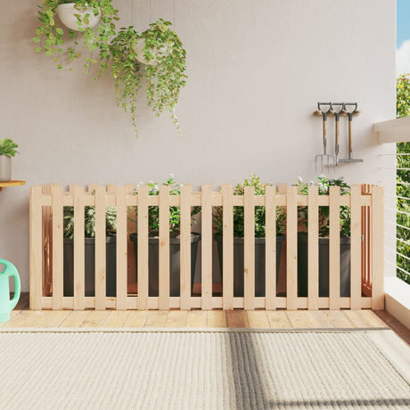 Vidaxx jardinière surélevée avec clôture design 200x50x70 cm bois de pin