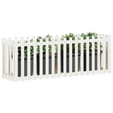 Vidaxl planteur insensible HEK Design 200x50x70 cm pin avec blanc