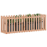 VidaXL jardinière surélevée design clôture 200x50x70 cm bois de Douglas massif
