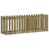 Vidaxx jardinière clôture surélevée design 200x50x70 cm bois imprégné