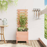 Vidaxx jardinière avec support 39x39,5x114 cm bois de Douglas massif