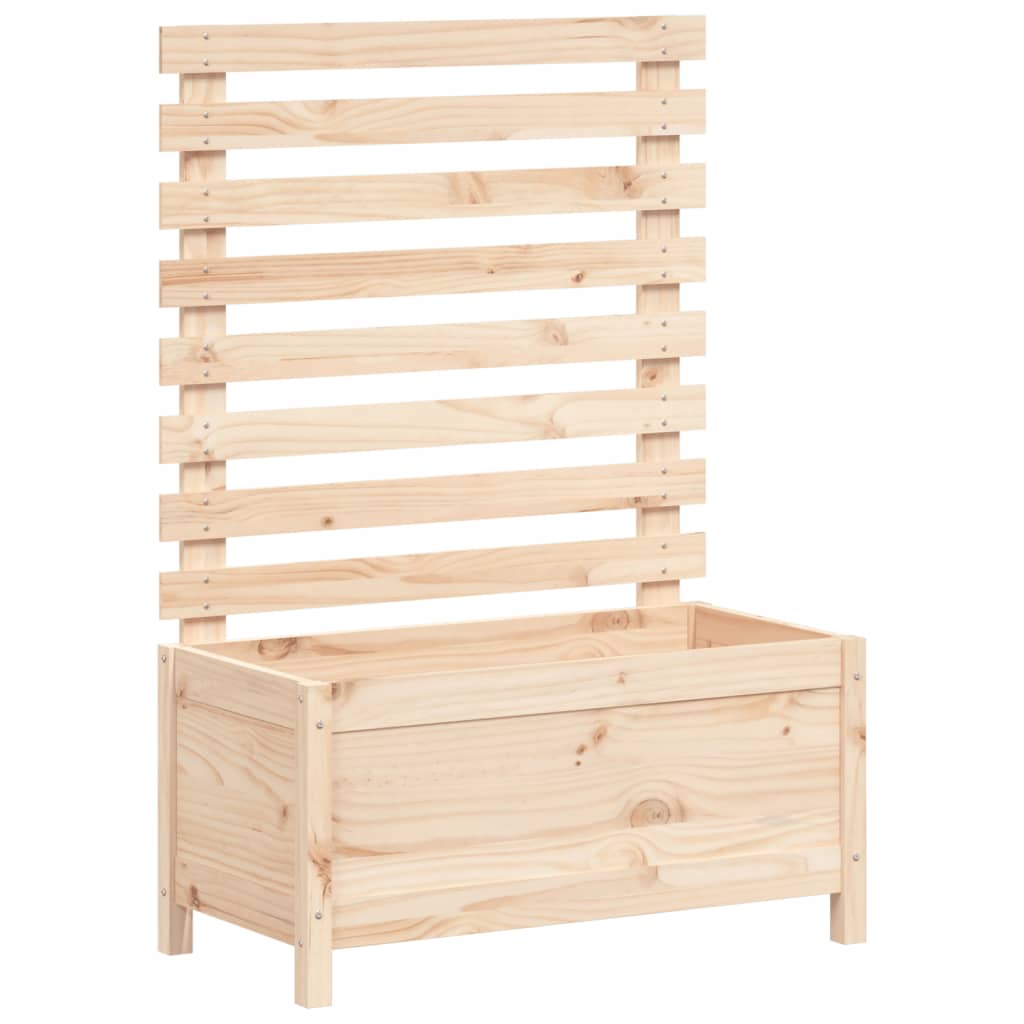Planteur vidaxl avec rack 79x39.5x114 cm