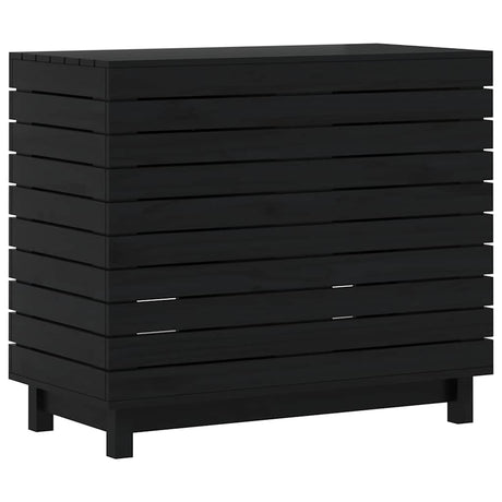 Vidaxx panier à linge 88,5x44x76 cm bois de pin massif