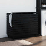 Vidaxx panier à linge 88,5x44x76 cm bois de pin massif