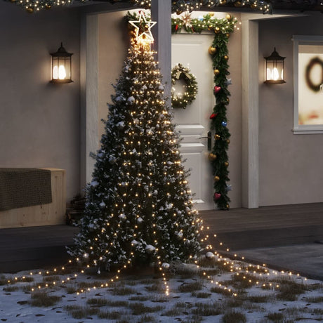 Vidaxl Christmas Tree Lighting 320 WHITE-LEDS BLAIS 375 cm