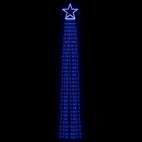 VidaXL éclairage de sapin de Noël 320 LED bleues 375 cm