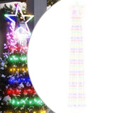 VidaXL éclairage de sapin de Noël 320 LED colorées 375 cm