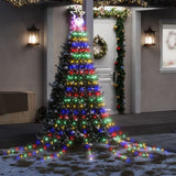 VidaXL éclairage de sapin de Noël 320 LED colorées 375 cm
