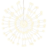 VidaXL feux d'artifice de lumières de Noël 140 LED blanc chaud 17 cm