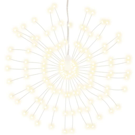 VidaXL feux d'artifice de lumières de Noël 140 LED blanc chaud 17 cm