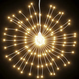 VidaXL feux d'artifice de lumières de Noël 140 LED blanc chaud 17 cm