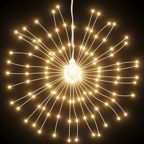 VidaXL feux d'artifice de lumières de Noël 140 LED blanc chaud 17 cm