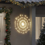 VidaXL feux d'artifice de lumières de Noël 140 LED blanc chaud 17 cm