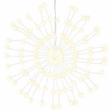 Vidaxx lumières de Noël feux d'artifice 4 pcs 140 LED blanc chaud 17 cm