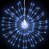 VidaXL feux d'artifice de lumières de Noël 140 LED blanc froid 17 cm