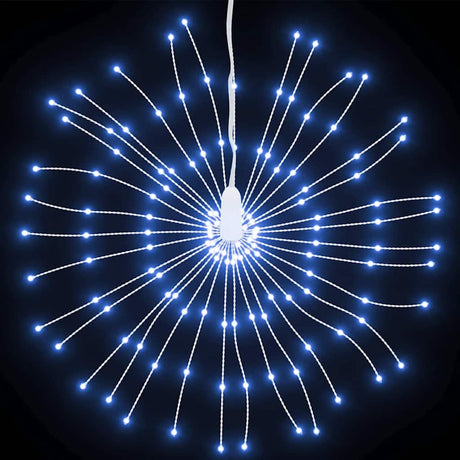 VidaXL feux d'artifice de lumières de Noël 140 LED blanc froid 17 cm